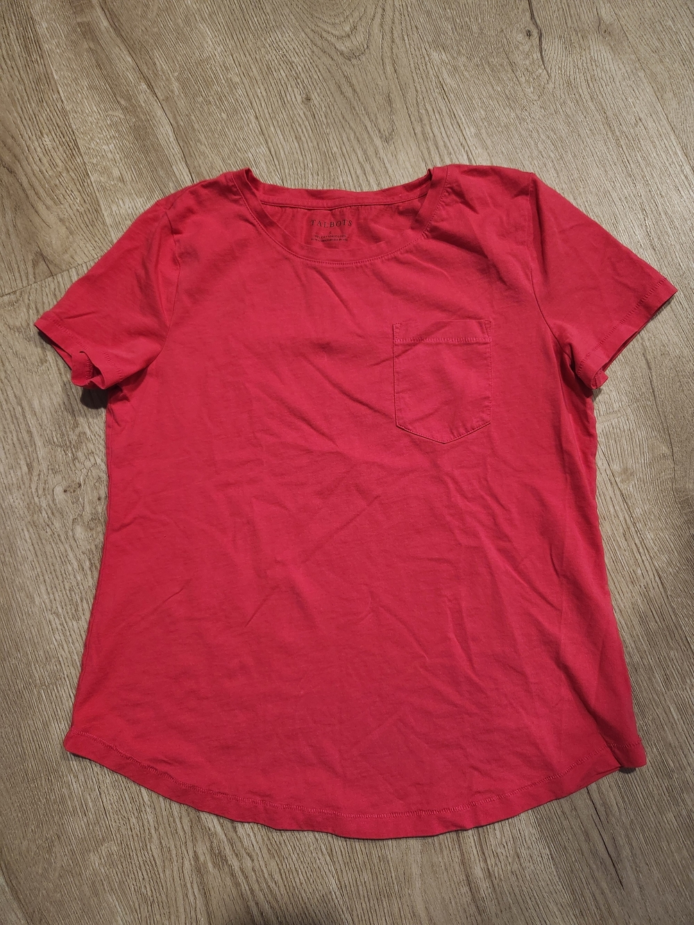 Talbots Pocket Tee 100% Cotton